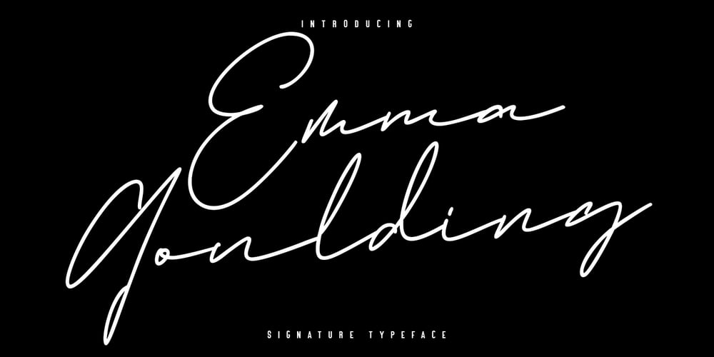 Emma Goulding font