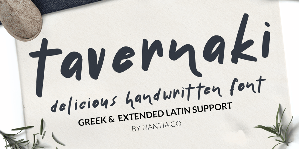 Tavernaki font