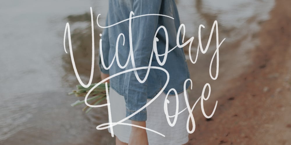 Victory Rose font