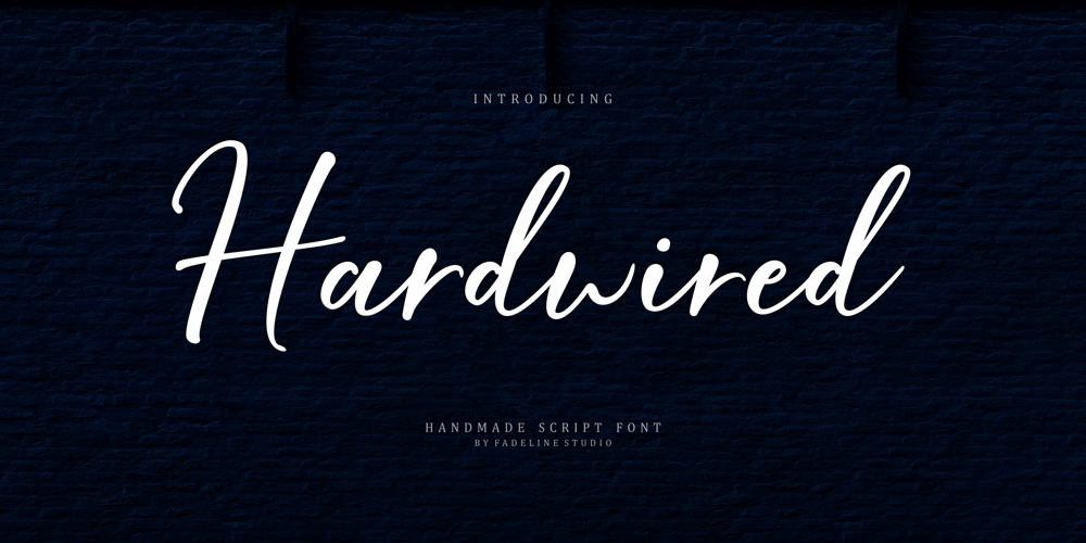 Hardwired font
