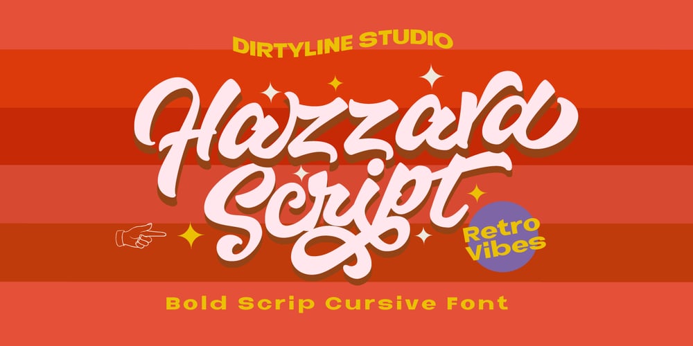 Hazzard font