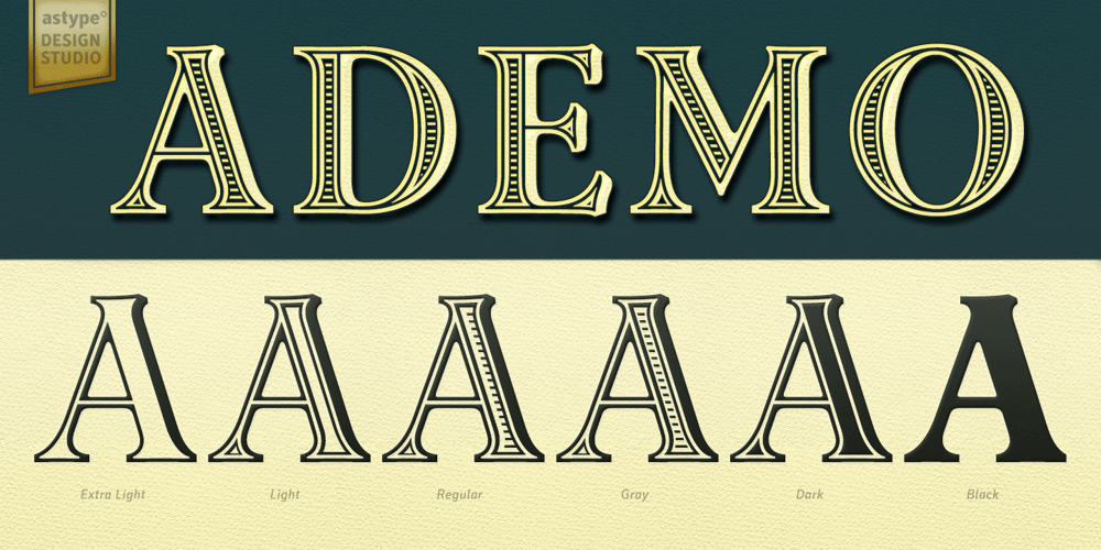Ademo font