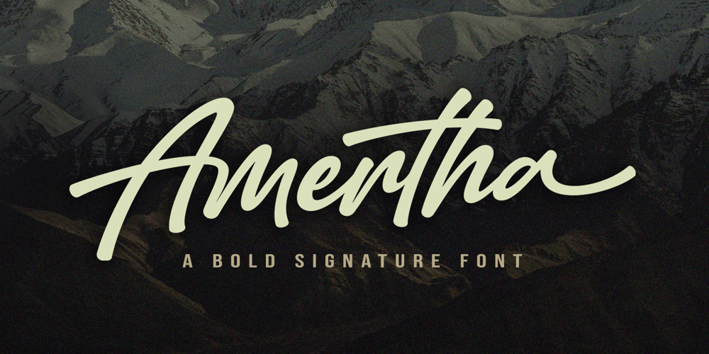 Amertha font