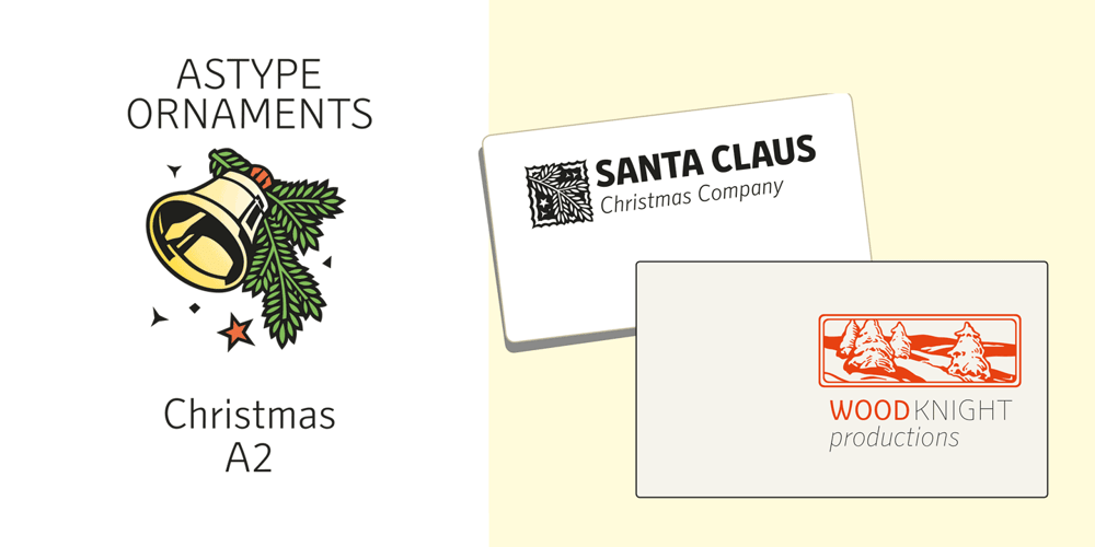 ASTYPE Ornaments Christmas A2 font