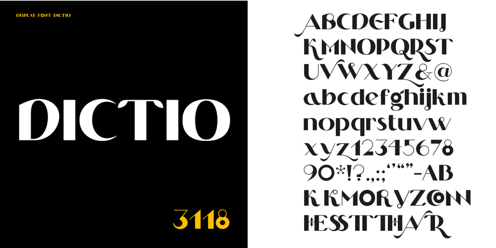 Dictio font