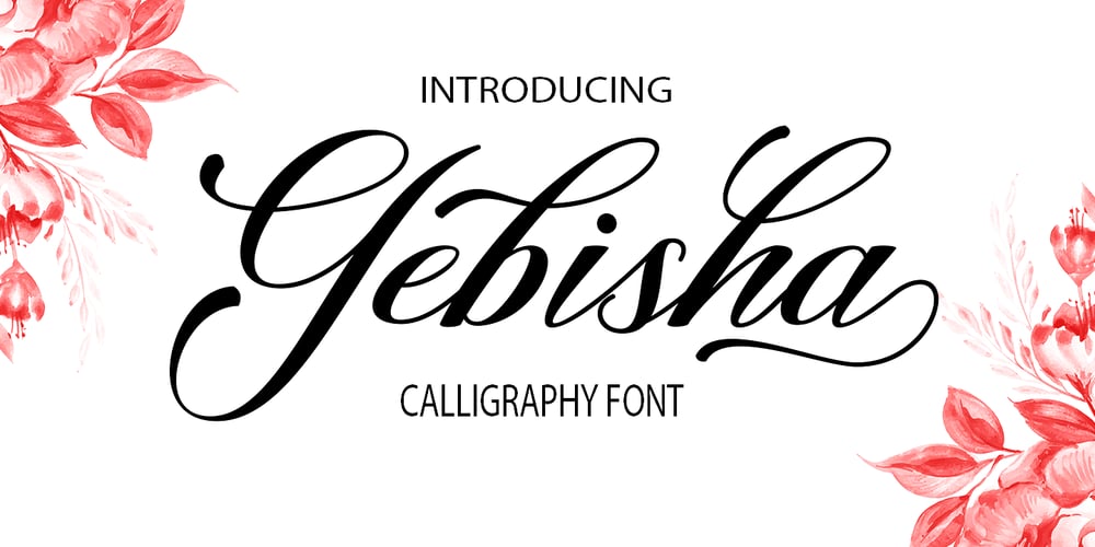 Gebisha Script font