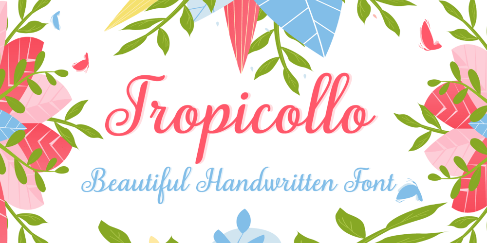 Tropicollo font
