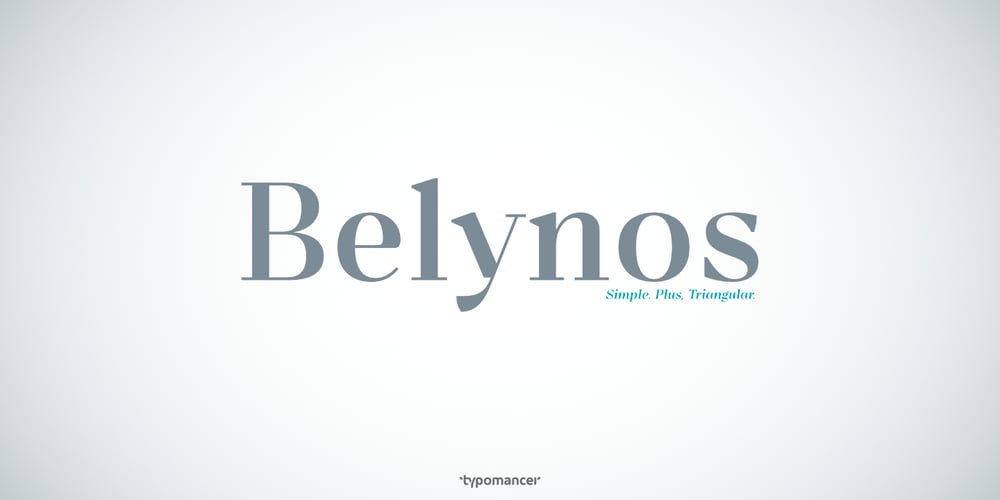 Belynos font
