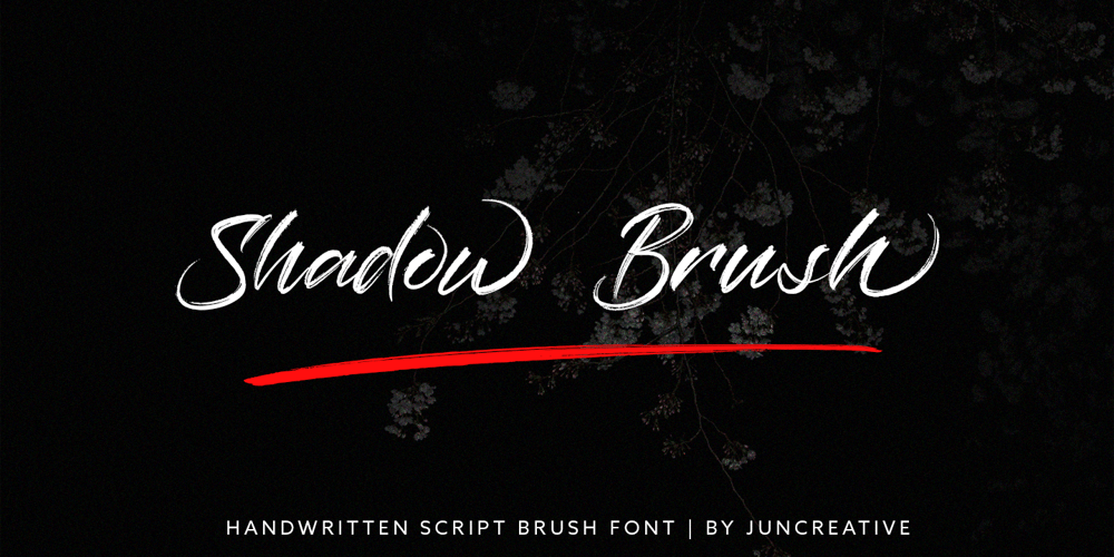 Shadow Brush font