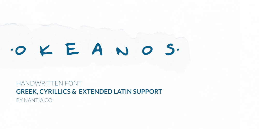 Okeanos font