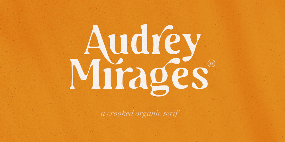 Audrey Mirages font