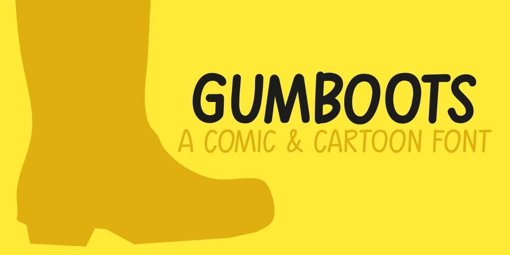 Gumboots font