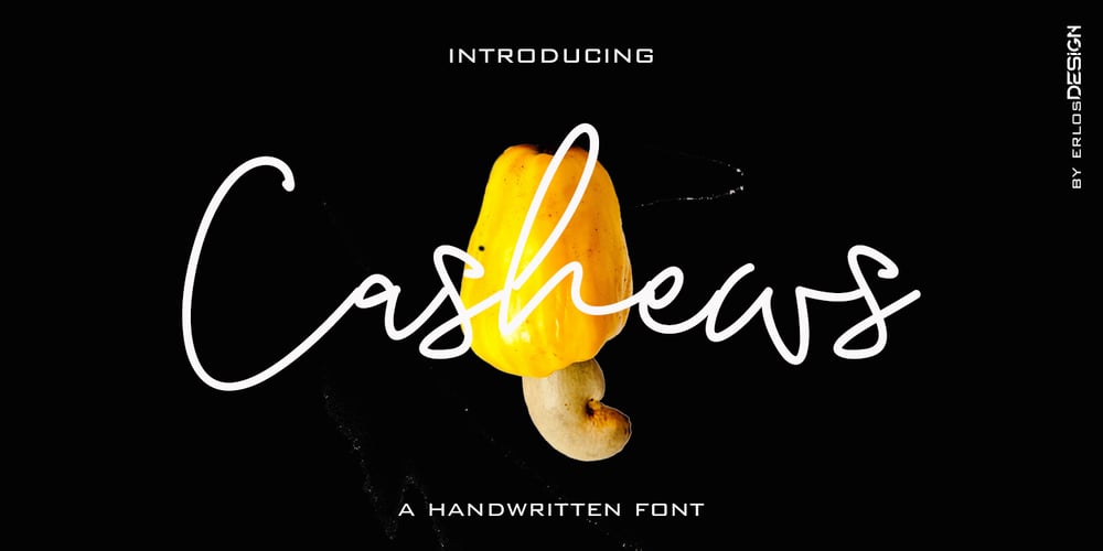 Cashews font