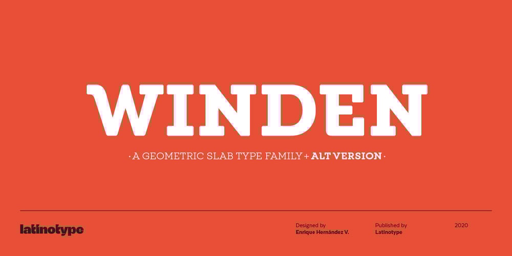 Winden font