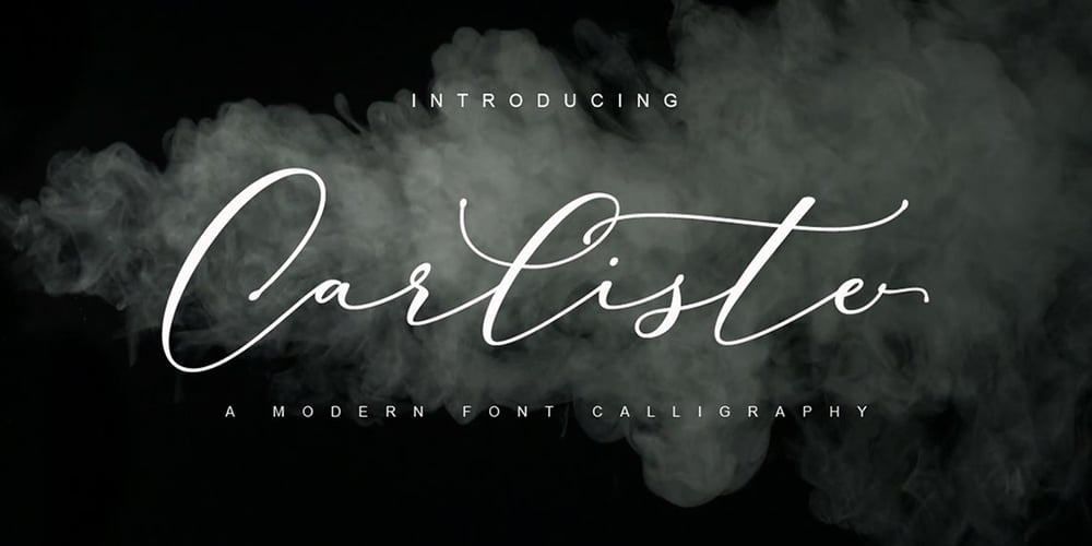 Carliste Script font