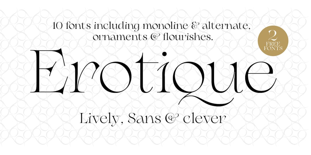 Erotique font