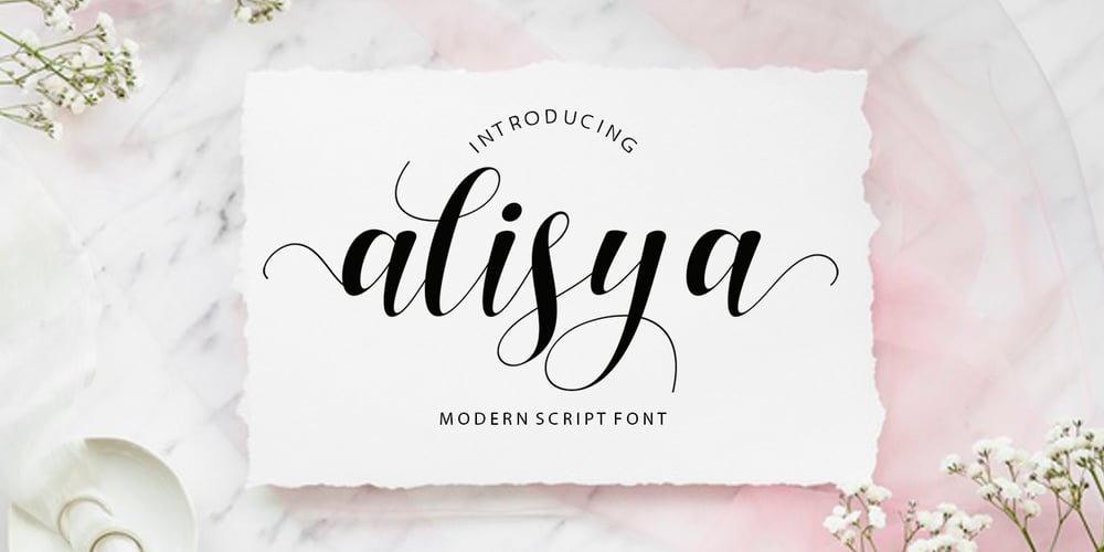 Alisya Script font