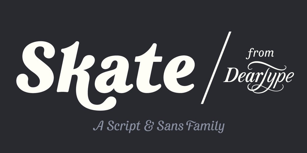 Skate font