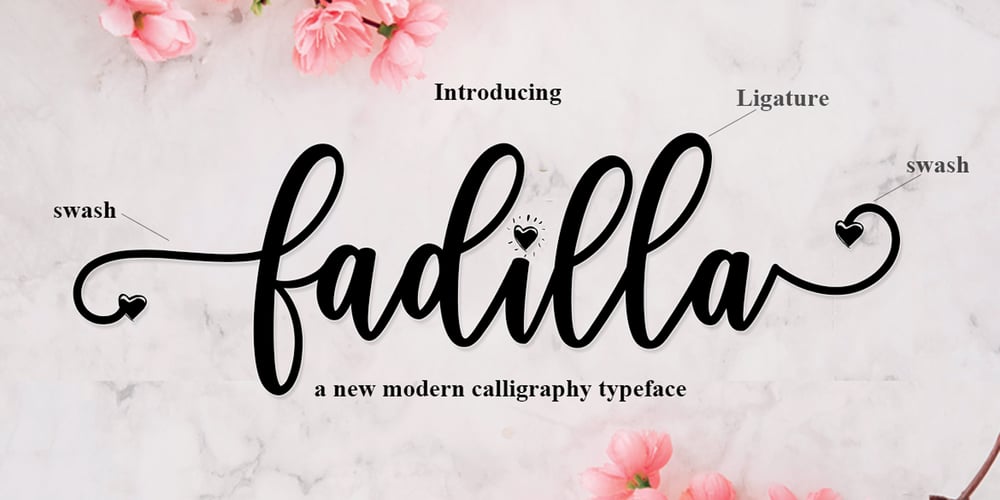 Fadilla font