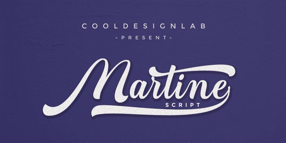 Martine Script font