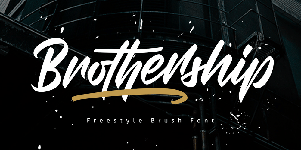 Brothership font