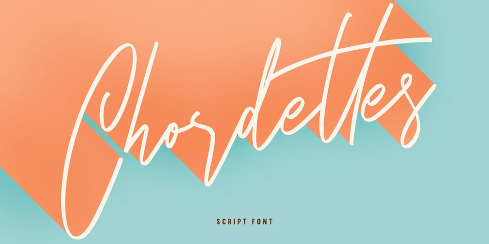 Chordettes font
