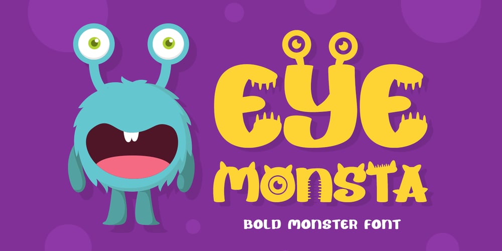 Eye Monsta font