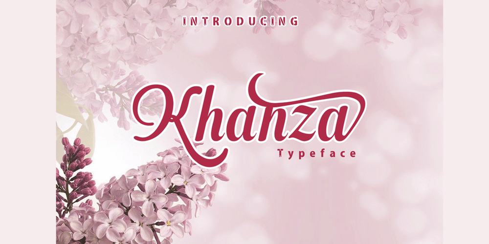 Khanza Script font