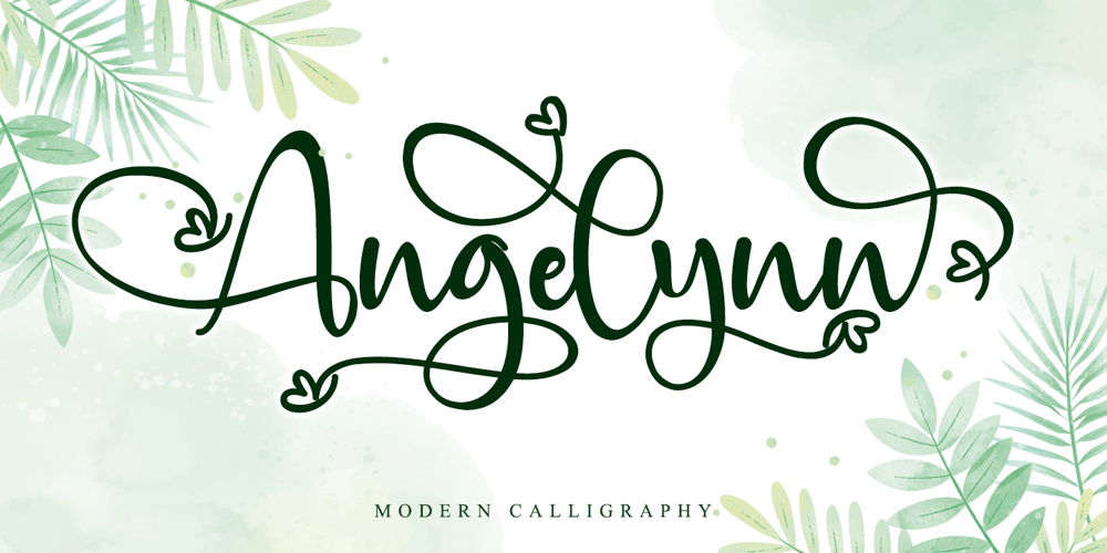 Angelynn font