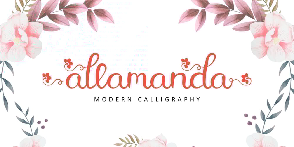 Allamanda font