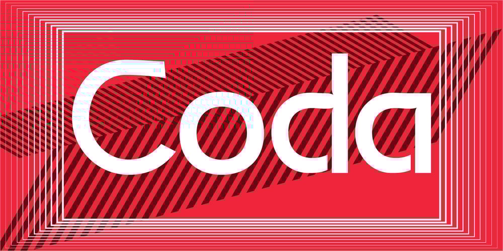 P22 Coda font