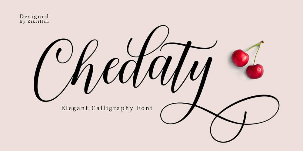 Chedaty font