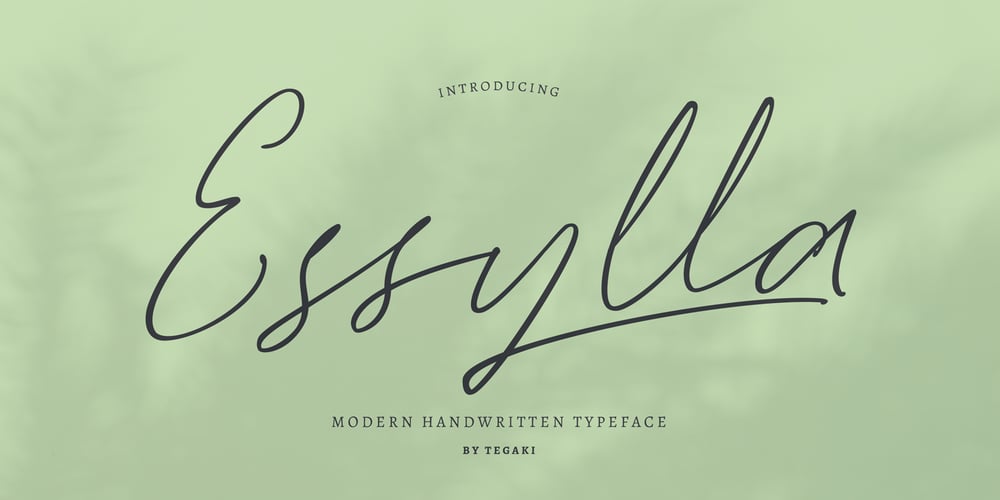 Essylla font