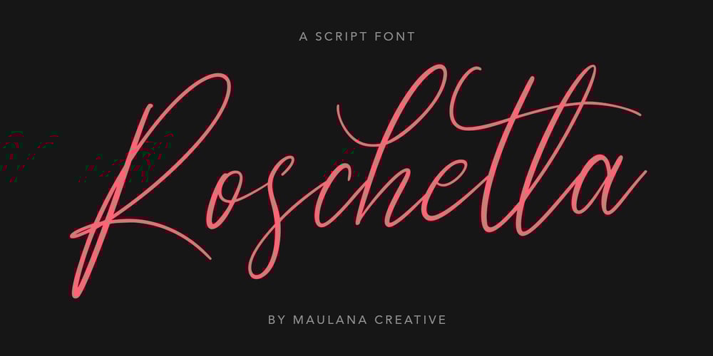 Roschetta font