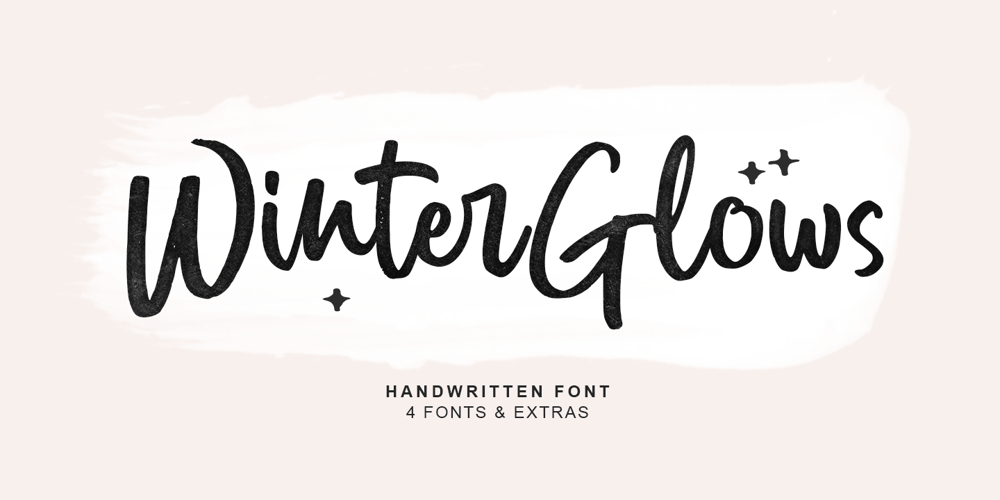 Winter Glows font