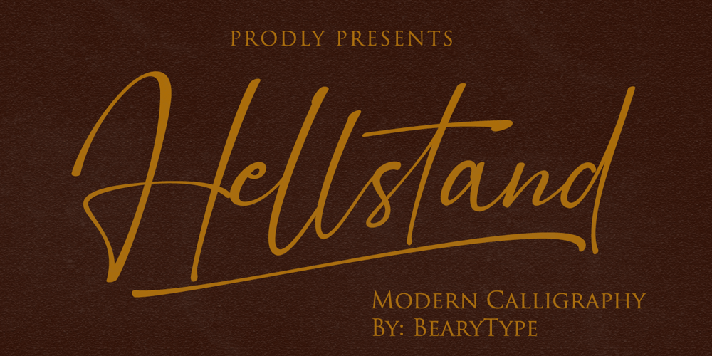 Hellstand font