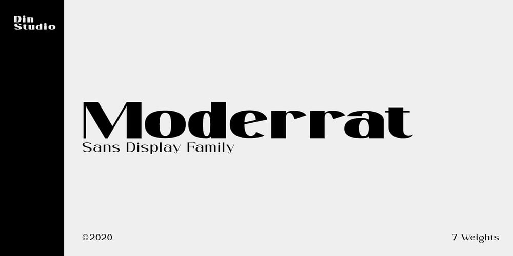 Moderrat font