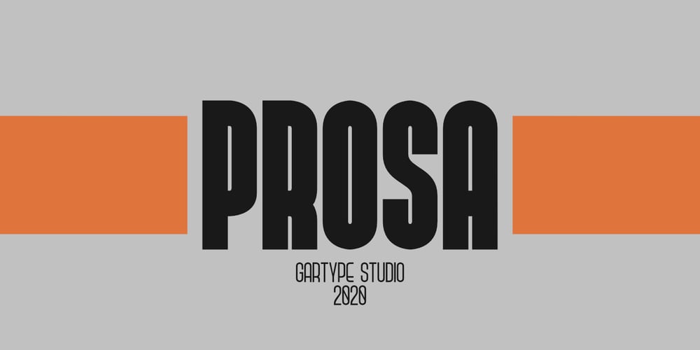 Prosa GT font