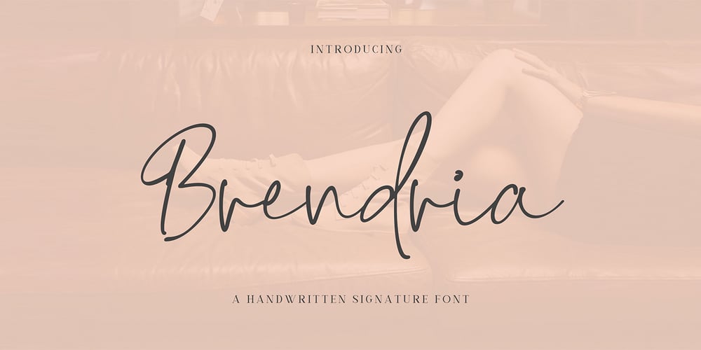 Brendria Signature font