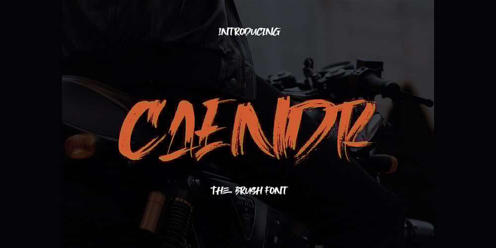 Caendr font