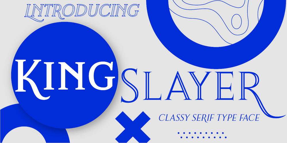 King Slayer font