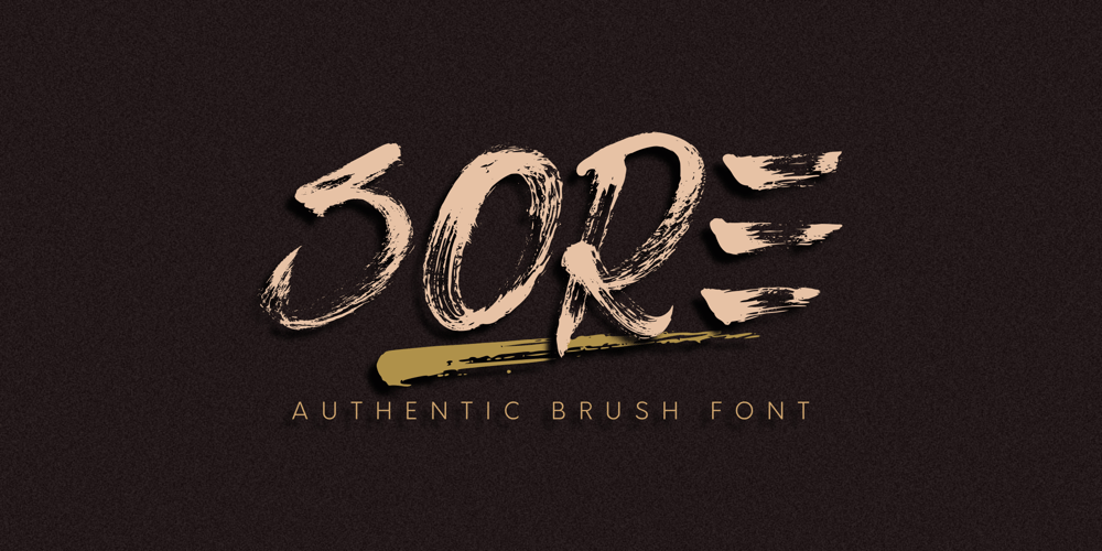 Sore font