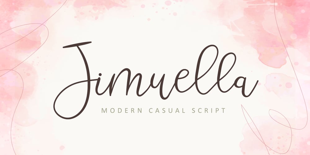 Jimuella font