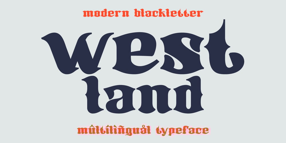 Westland font