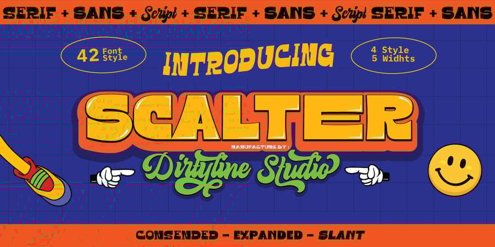 Scalter font