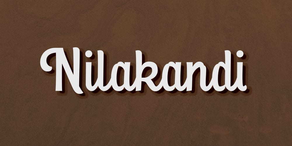 Nilakandi font
