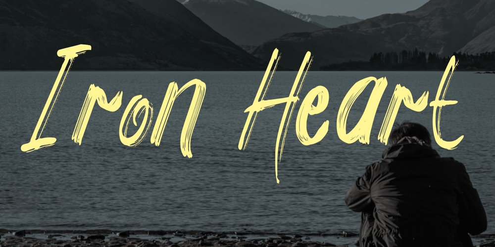 Iron Heart font