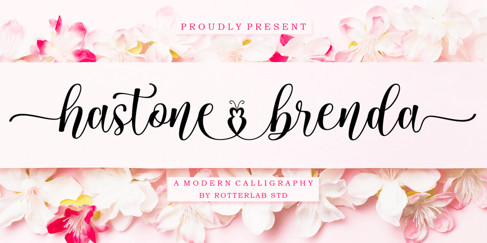 Hastone Brenda font
