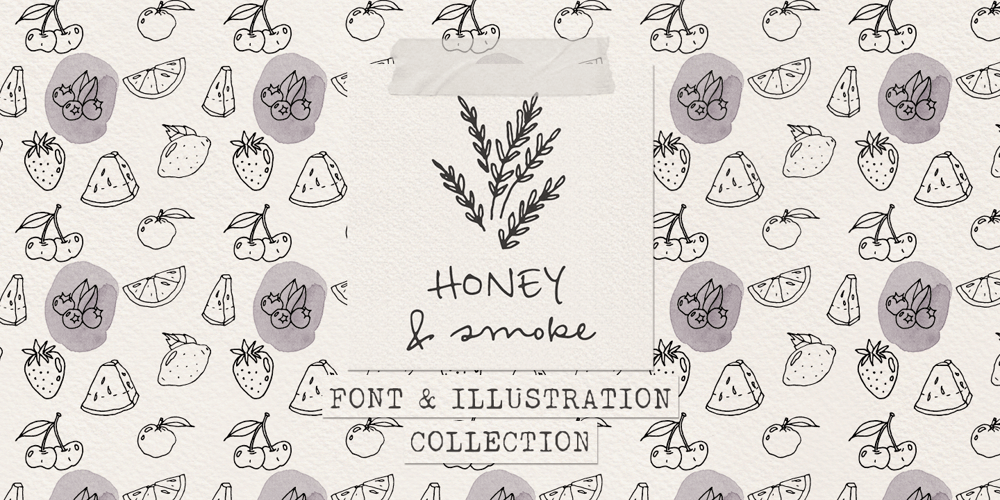 Honey and Smoke font