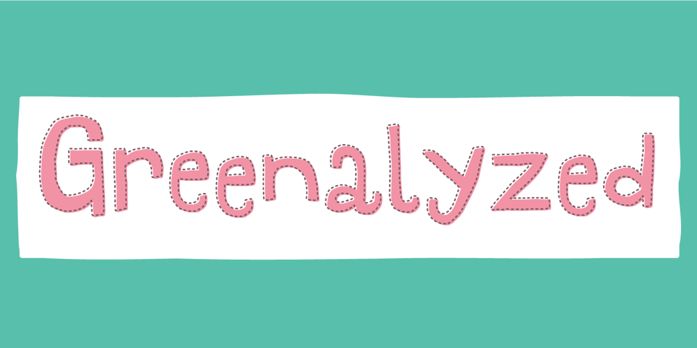 Greenalyzed font